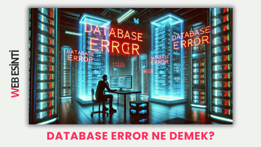 Database Error Ne Demek? Neden Oluşur ve Çözüm Yolları