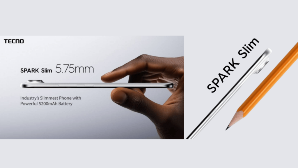 SPARK Slim 5.75mm - Sektörün En İnce Telefonu, Güçlü 5200mAh Batarya ile