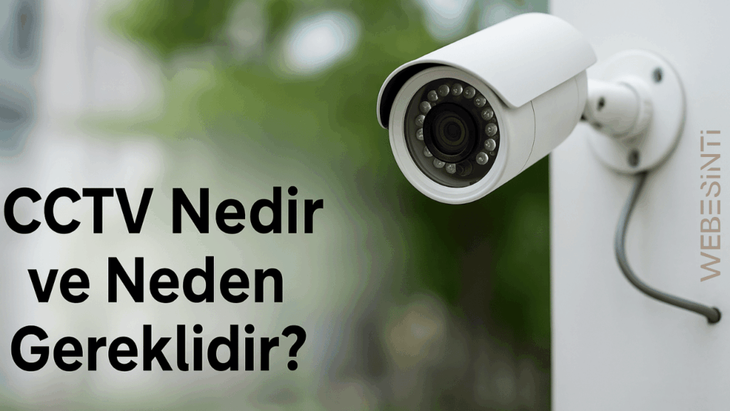 Güvenlik Kamerası Sistemi (CCTV) Nedir ve Neden Gereklidir?