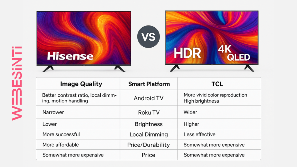 Hisense ve TCL Karşılaştırması: Hangi Televizyonu Tercih Etmelisiniz?