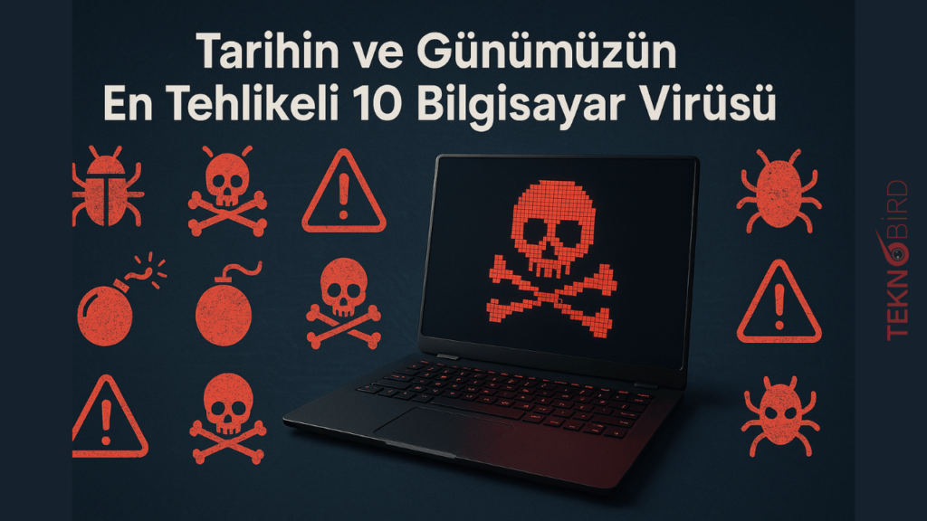 Tarihin ve Günümüzün En Tehlikeli 10 Bilgisayar Virüsü