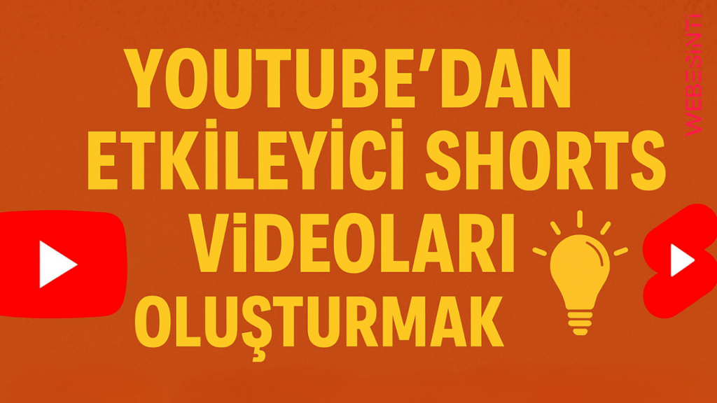 YouTube'dan Etkileyici Shorts Videoları Oluşturmak İçin Altın Tavsiyeler
