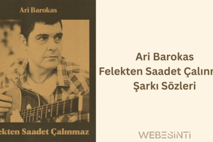 Ari Barokas - Felekten Saadet Çalınmaz Şarkı Sözleri: Duygulara Tercüman Olan Bir Anlatı