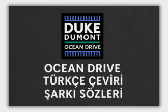 Duke Dumont Ocean Drive Türkçe Çeviri Şarkı Sözleri: Duygulara Yolculuk8