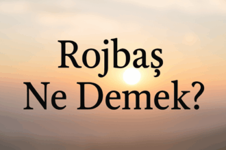 Rojbaş Ne Demek? Anlamı ve Kullanım Yerleri