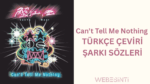 Kanye West - Can't Tell Me Nothing - Türkçe Çeviri ve Şarkı Sözlerinin Anlamı
