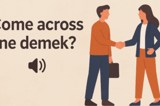 Come Across Ne Demek? İngilizce’de Sık Kullanılan Bir İfade