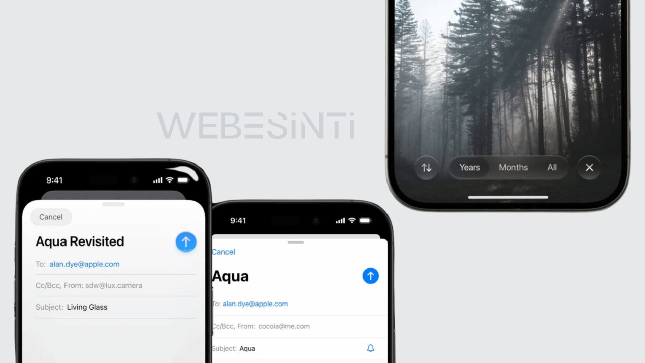 iOS 26 Konsepti: Living Glass Ekran Görüntüsü