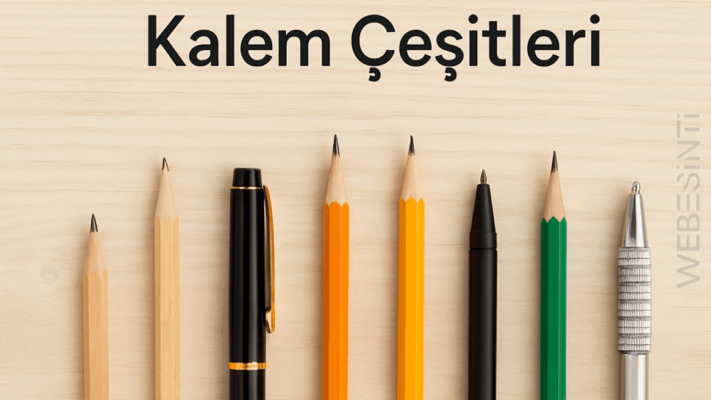 Kalem Çeşitleri: Yazı Dünyasının Renkli Yolculuğu