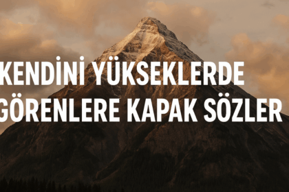 Kendini Yükseklerde Görenlere Kapak Sözler: Gerçek Değer Sessizlikte Gizlidir
