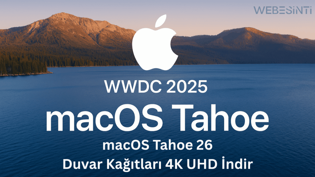 macOS Tahoe 26 Duvar Kağıtları 4K UHD İndir