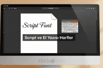 Script veya El Yazısı Harfler İçin Alt Kod Kısayolları