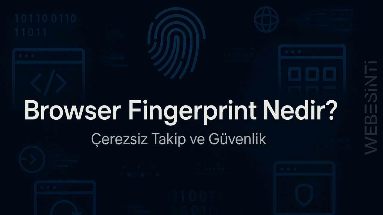 Browser Fingerprint Nedir? - Webesinti