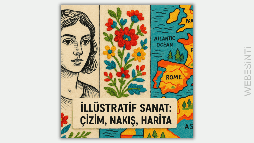 İllüstratif Nedir? Çizim, Nakış ve Haritada İllüstratif Anlamı ve Kullanımı