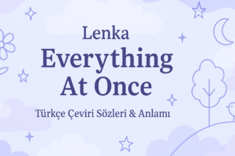 Lenka - Everything At Once Türkçe Çeviri Şarkı Sözleri