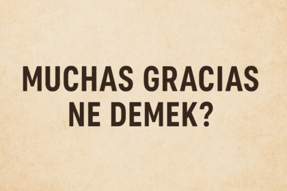 Muchas Gracias Ne Demek?