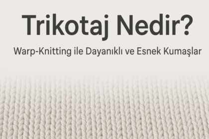 Trikotaj Ne Demek?