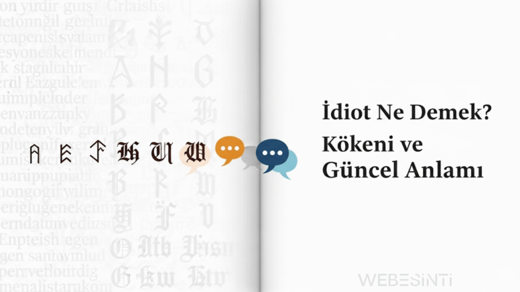 İdiot Ne Demek? Etimoloji ve Güncel Kullanımı