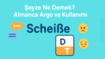 Şayze Ne Demek Türkçe Anlamı?