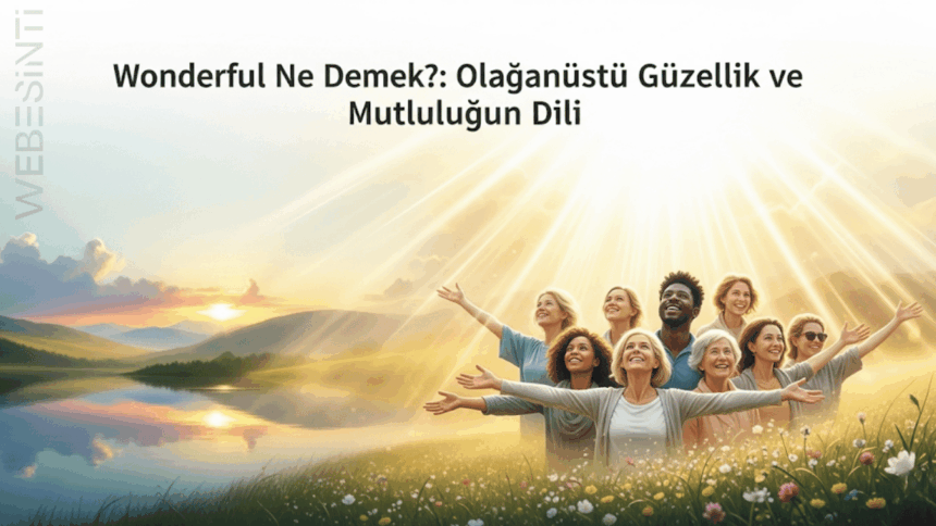 Wonderful Ne Demek?