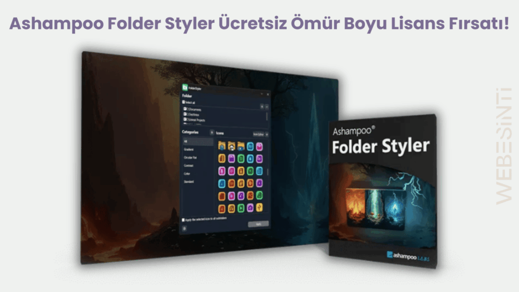 Ashampoo Folder Styler Ücretsiz Ömür Boyu Lisans Fırsatı!