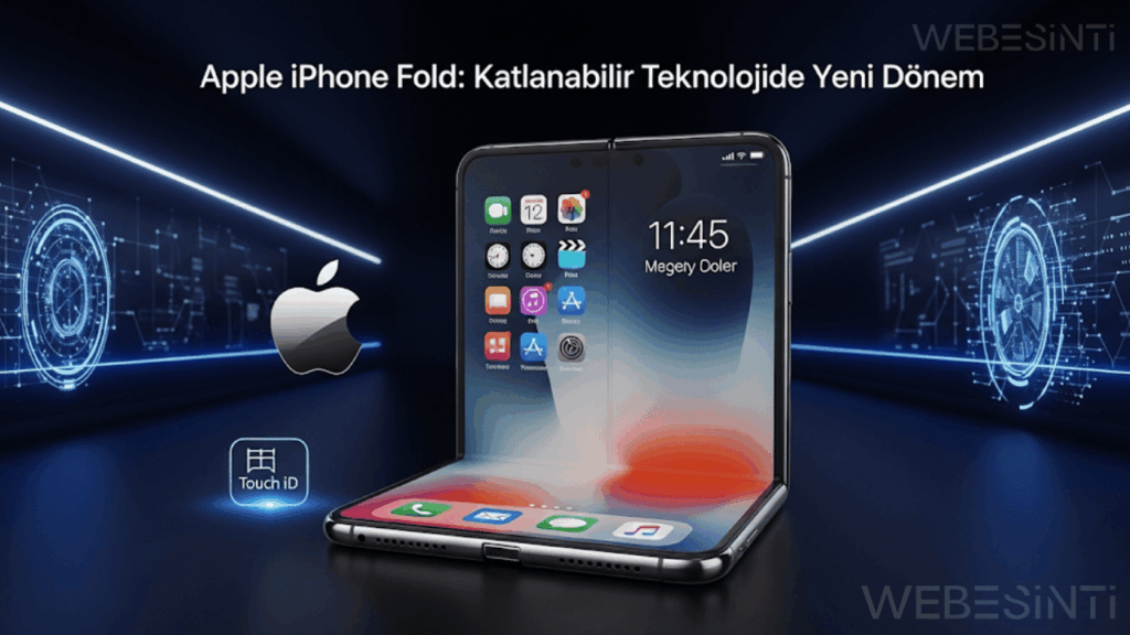İlk Katlanabilir iPhone, Ekran Altı Touch ID Olmadan Geliyor