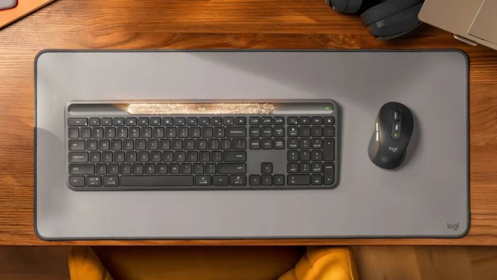 Logitech Güneş Enerjisi ile Çalışan Klavye