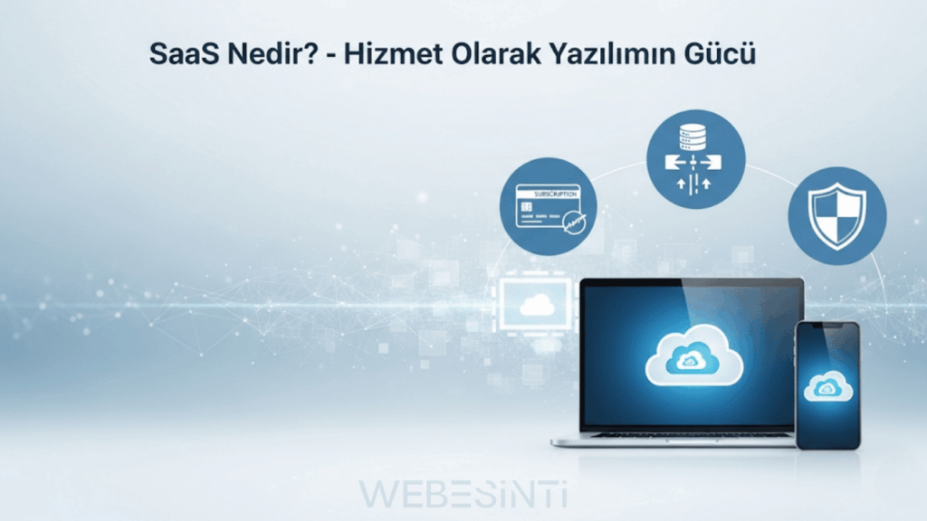 SaaS Nedir? Yazılımın Hizmet Olarak Sunulması (Software as a Service) Avantajları ve Örnekleri
