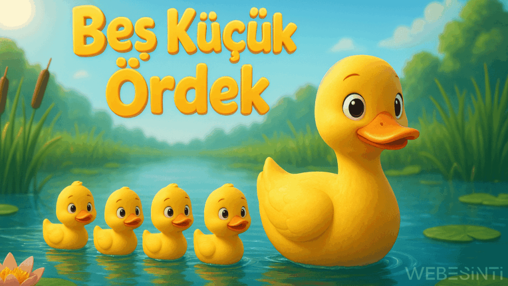 5 Küçük Ördek Şarkı Sözleri – Çocukların En Sevdiği Eğitici Şarkı