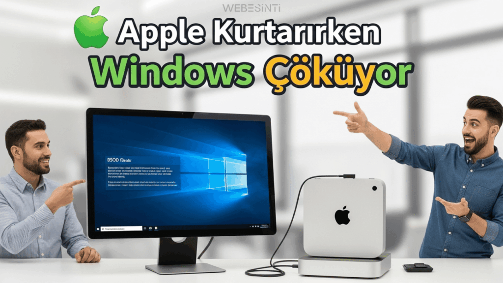 Apple, Yeni Reklamında Windows'u Alaya Aldı
