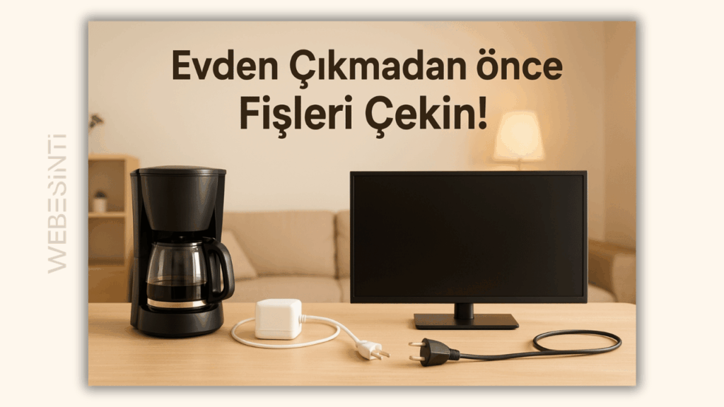 Evden Çıkmadan Önce Kapatmanız Gereken Top 3 Elektrikli Cihaz