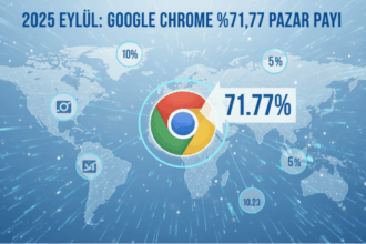 Google Chrome tarihin en popüler tarayıcısı oldu