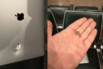 Macbook, Bir Adamın Hayatını Kurtardı, Kurşunu Durdurdu