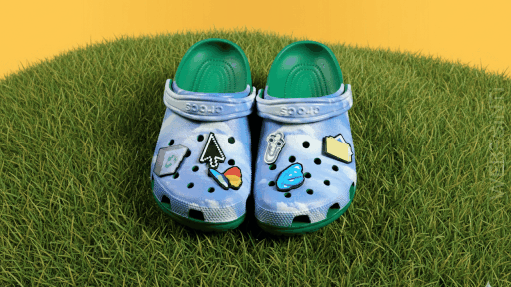 Microsoft 50. yılını Windows XP tasarımlı Crocs ile kutladı