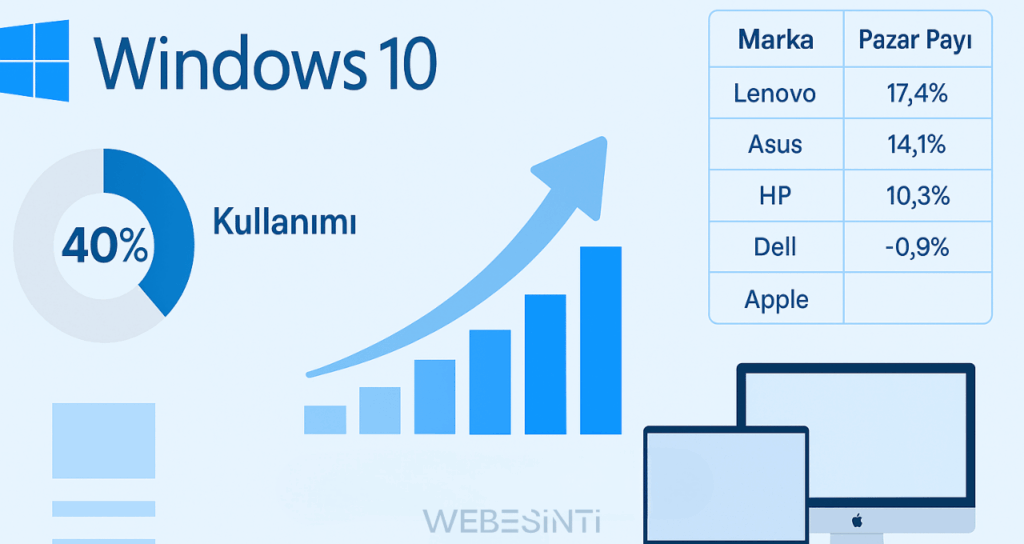 Windows 10 Desteğinin Sona Ermesi Mac Satışlarını Patlattı