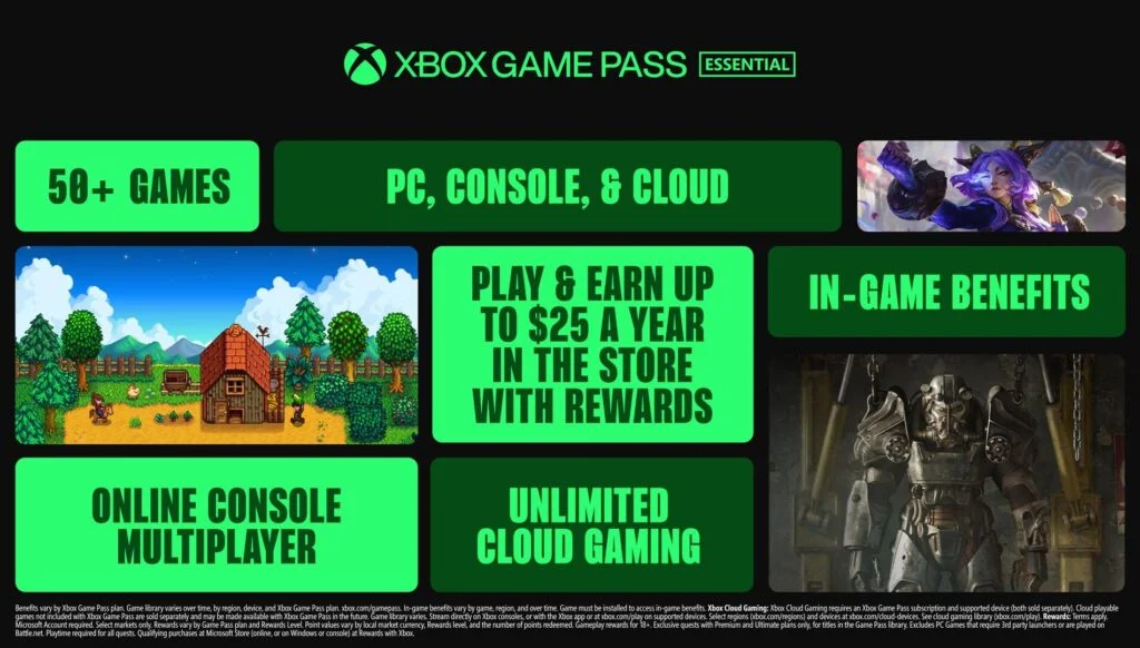 Xbox Game Pass Essential - Temel Pakete Yeni Hitler