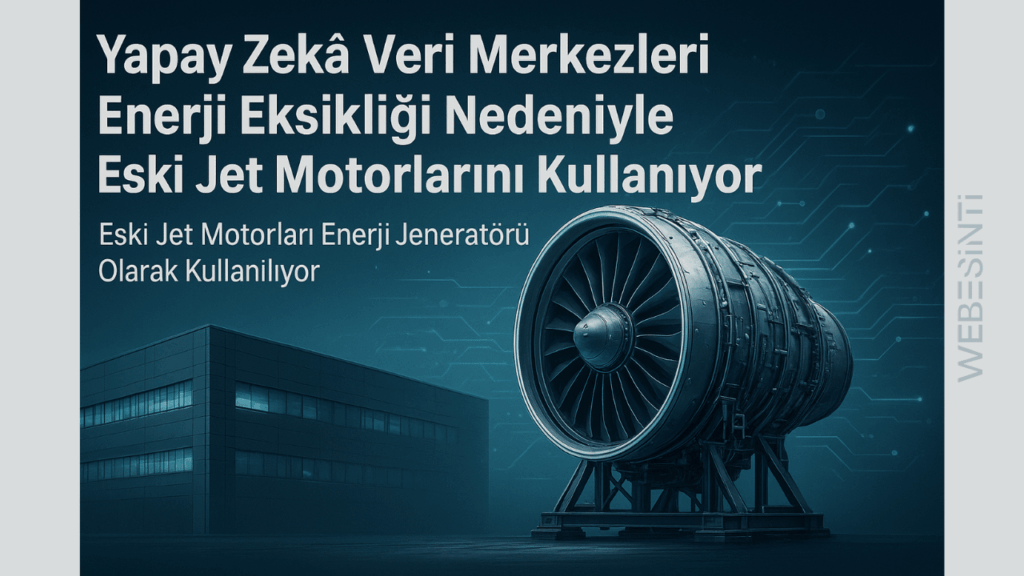 Yapay zekâ merkezleri enerji açığını kapatmak için eski jet motorlarını kullanmaya başladı