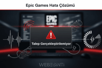 Epic Games “Talep Gerçekleştirilemiyor” Hatası Çözümü