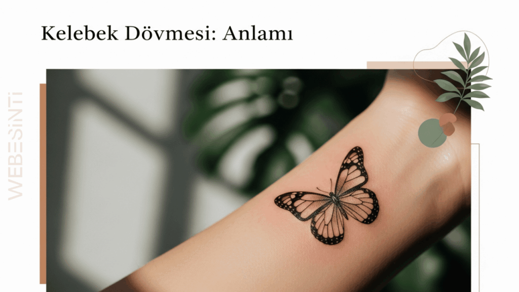 Kelebek Dövmesi Anlamı: Kadınlarda & Bel Bölgesinde Zarafet ve Yeniden Doğuşun Simgesi
