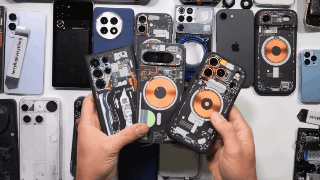 JerryRigEverything 2025’in En Dayanıklı ve En Kolay Tamir Edilebilir Akıllı Telefonlarını Açıkladı