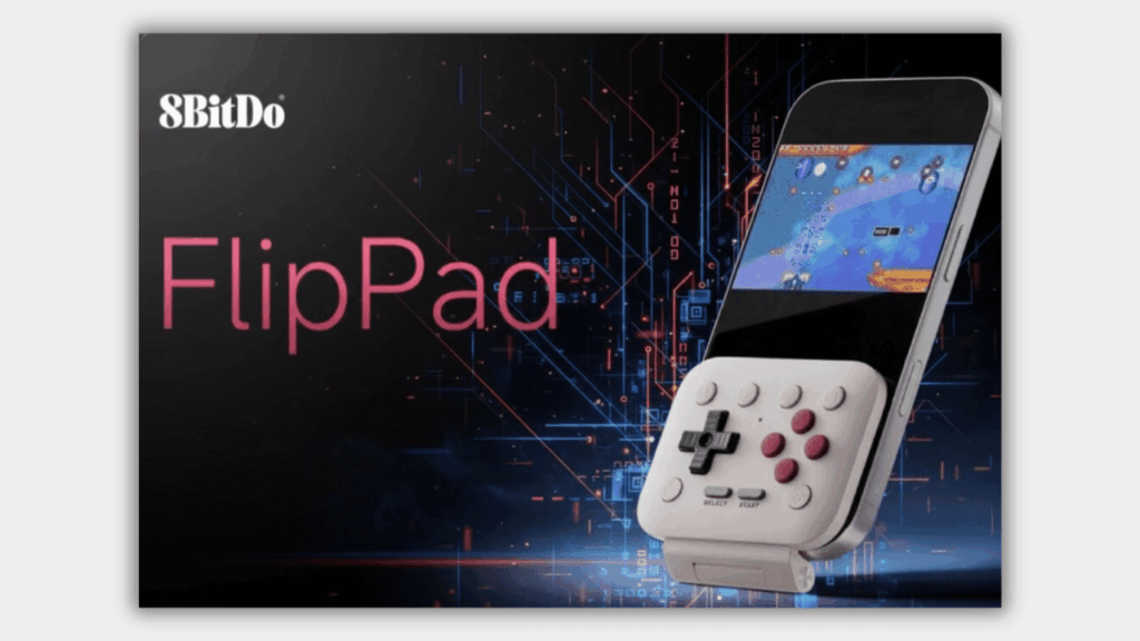 8BitDo, akıllı telefonlar için dikey tasarımlı FlipPad oyun kumandasını duyurdu