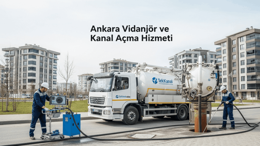 ANKARA VİDANJÖR, KANAL AÇMA VE GİDER AÇMA HİZMETLERİ