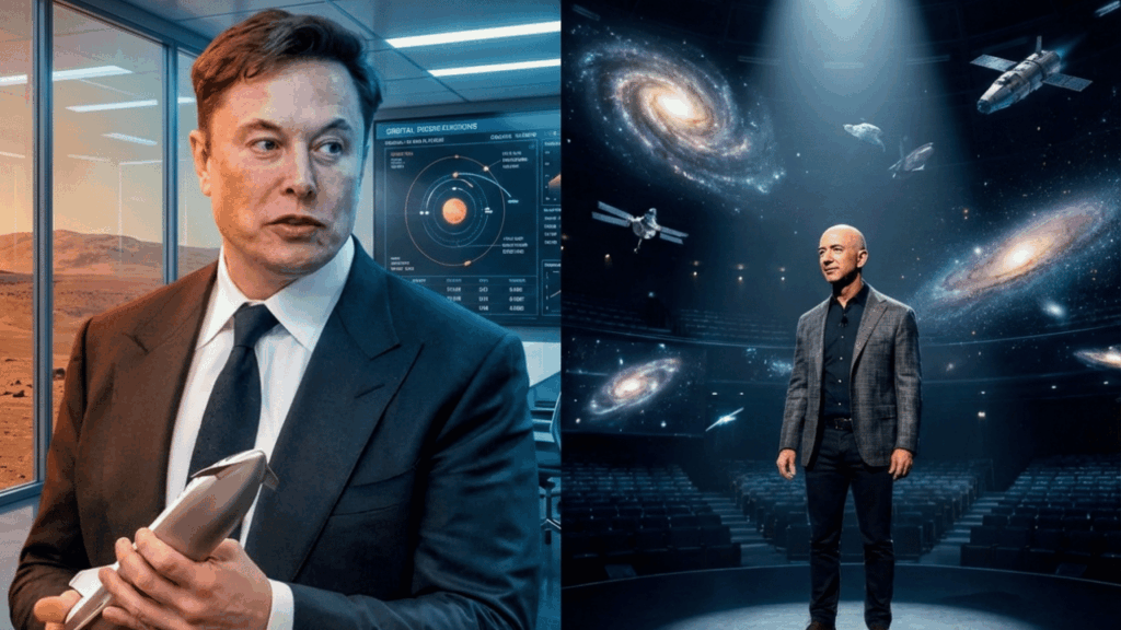 SpaceX ve Blue Origin Arasında Ay Yarışı: Milyarderlerin Rekabeti ve İnsanlı Ay Görevleri