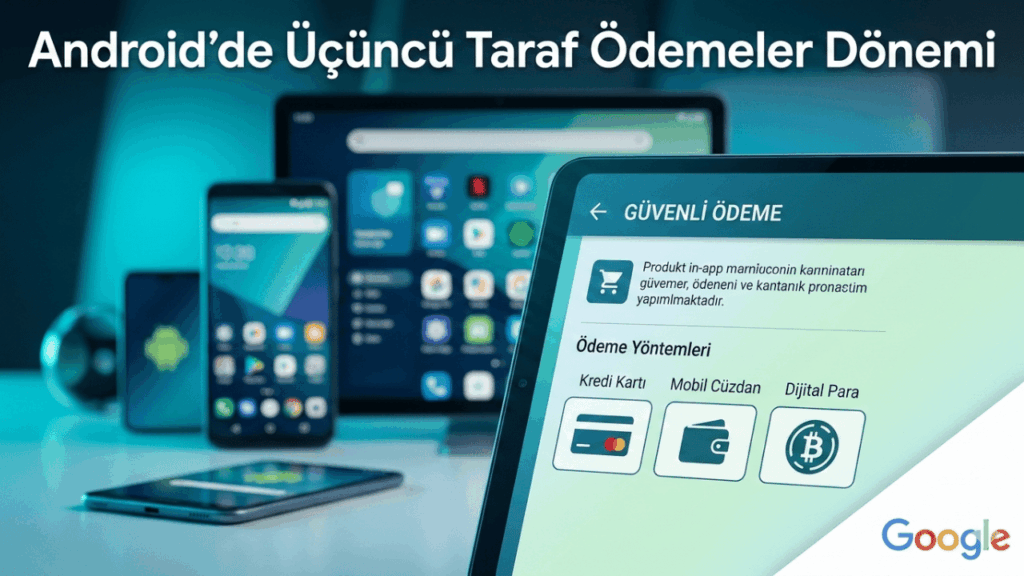 Google Play Artık Üçüncü Taraf Ödeme Sistemlerini Destekleyecek