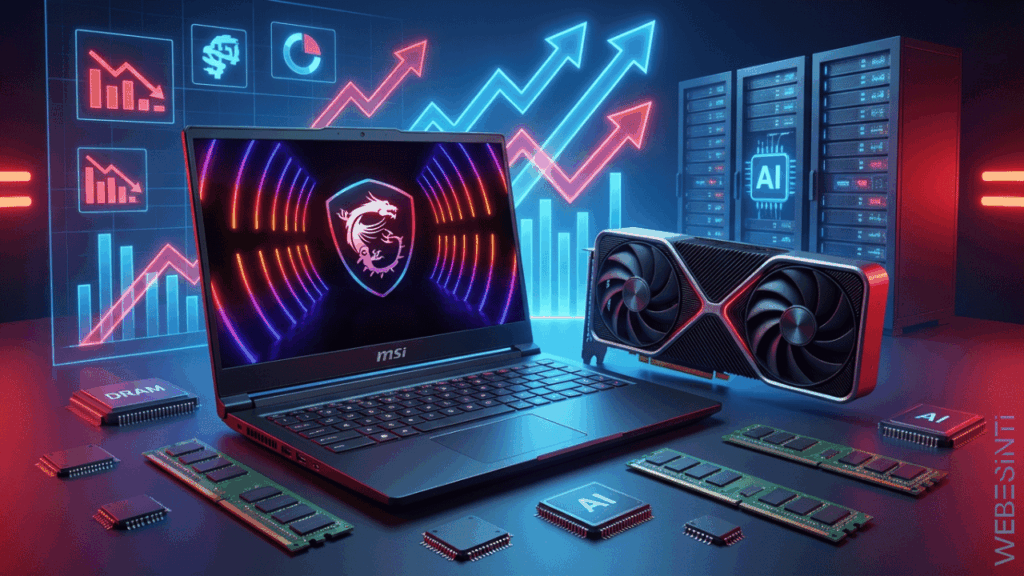 MSI, Bellek Krizi Nedeniyle Fiyat Artışı ve Yeni Satış Stratejisi Planlıyor