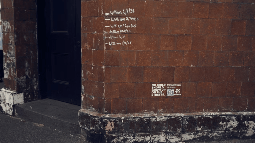 Avustralya’da Sokaklara Çizilen Boy Ölçerler, Genç Evsizliğine Dikkat Çekiyor