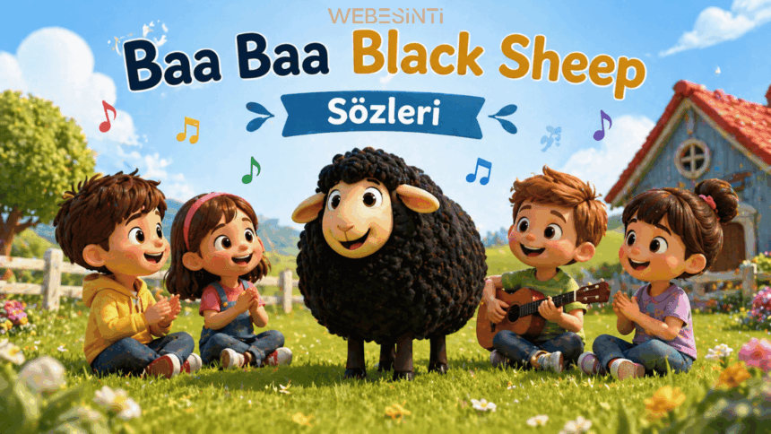 Baa Baa Black Sheep Lyrics: İngilizce-Türkçe Sözler ve Eğitici Önemi
