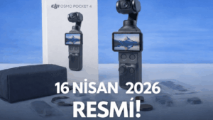 DJI Osmo Pocket 4 Tanıtım Tarihi Açıklandı: 16 Nisan’da Geliyor 📸