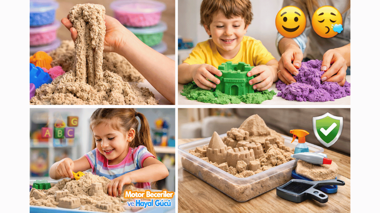 Kinetik Kum ile Motor Beceriler ve Hayal Gücü Gelişimi