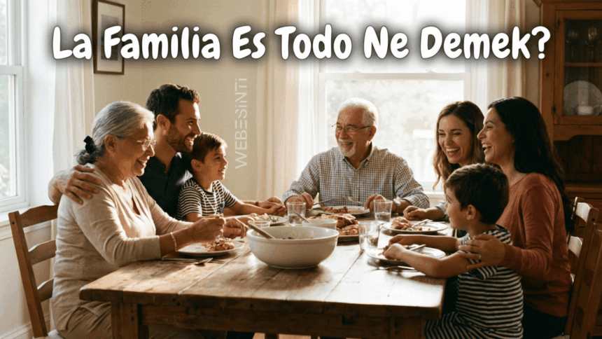 “La Familia Es Todo” Ne Demek? Hangi Dilde Söylenir ve Ne Anlama Gelir?